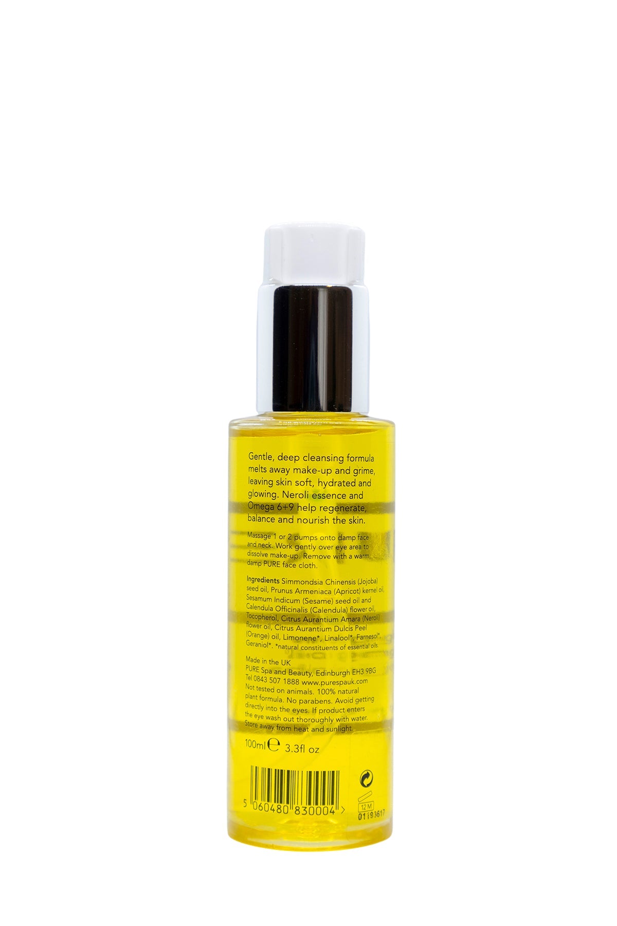 PURE Clean Glow Cleansing Oil texture – oil cleanser that melts away makeup and impurities