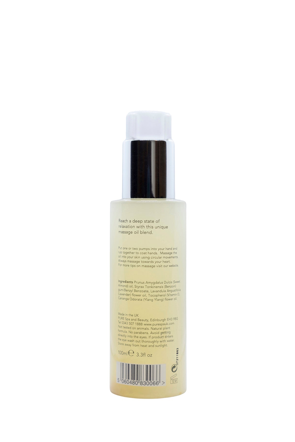 PURE Unwind Massage Oil | PURE Spa Skincare