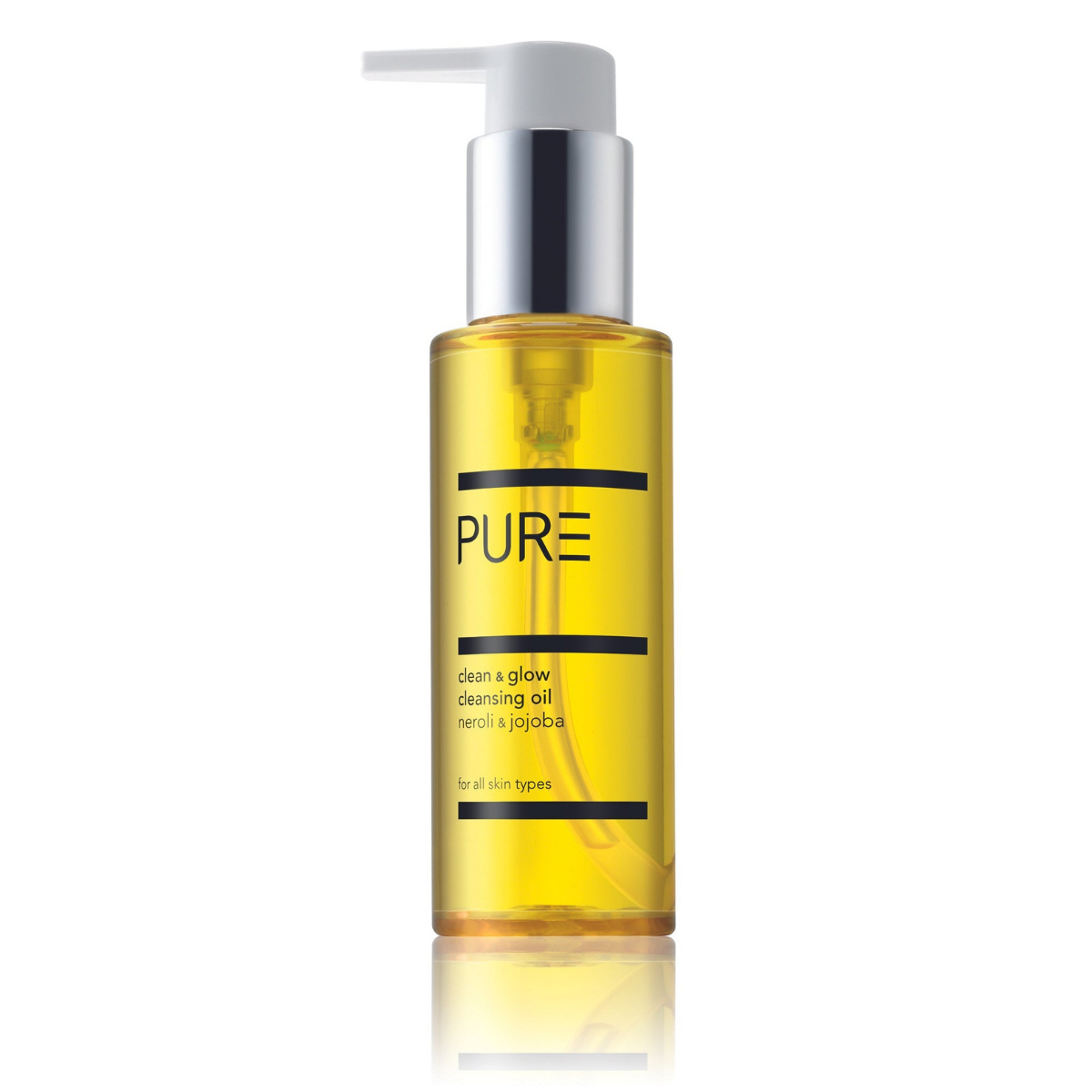 PURE Clean Glow Cleansing Oil | 100% Natural Oil-Based Cleanser for All ...